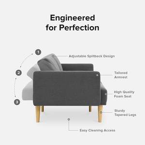 Futón sofá <span class=keywords><strong>cama</strong></span> pequeño sofá <span class=keywords><strong>cama</strong></span> Loveseat mediados de siglo moderno futón sofá <span class=keywords><strong>Cama</strong></span> 3 plazas sofás para sala de estar dormitorio - Product Image 3