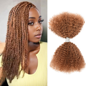 Originea Afro Kinky Bulk, Paquetes de Cabello Humano Virgen para Extensiones de Crochet, Trenzas y Rastas, Venta al por Mayor, 16 pulgadas - Product Image 3
