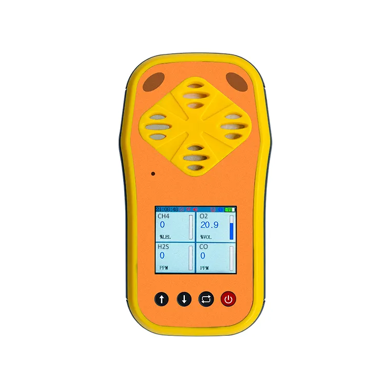 Ruyang F40 Multigas 4 Gas Monitor Door Forensisch Kleurendisplay & Grafing Data Logging Kalibratie Usb Opladen Batterij
