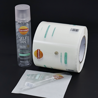 Autocollants personnalisés, étiquettes d'emballage cosmétique, étiquettes cosmétiques privées personnalisées, impression sérigraphique transparente, rouleaux adhésifs transparents pour bouteilles