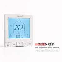 Termostato Digital Inteligente para Calefacción por Suelo Radiante, WiFi, Tuya, 230V, 16A, 3A, Programable Semanalmente