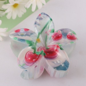 กิ๊บติดผมรูปดอกไม้หลากสี กิ๊บหนีบผมพลาสติกสำหรับผู้หญิง เครื่องประดับผม กิ๊บหนีบผมทรงฉลาม - Product Image 4