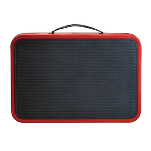 Taburete de paso plegable Fácil de almacenar Pasos de caravana plegables Taburete de un paso rojo antideslizante - Product Image 4