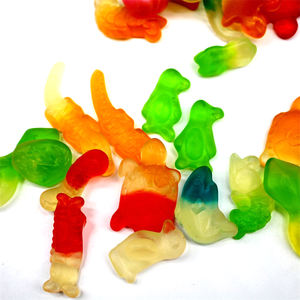 Vente en gros de bonbons gommeux halal à saveur aigre-douce et fruitée en vrac faits avec du sucre emballés dans des boîtes - Product Image 4