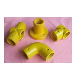 Hot sale solid frp handrail railing fittings and spare parts