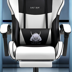 Sedia da Gaming Ergonomica in Pelle PU <span class=keywords><strong>per</strong></span> Computer e Ufficio, Design Tradizionale Reclinabile con Braccioli - Product Image 4