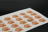 Autocollants circulaires personnalisés créatifs en résine Étiquettes en vinyle UV adhésif en PVC de haute qualité pour bouteilles d'eau Boîtes d'emballage de produits