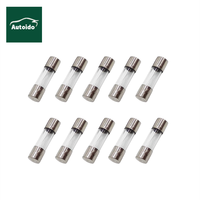 Fusible de Cartucho de Vidrio de Alta Calidad al por Mayor, Fusible de Acción Rápida de 250V, Portafusibles de 5x20mm, Compatible con Encendedor de Cigarrillos de Coche
