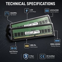 CeaMere High Performance DDR4 8GB PC Ram for Desktop in Stock