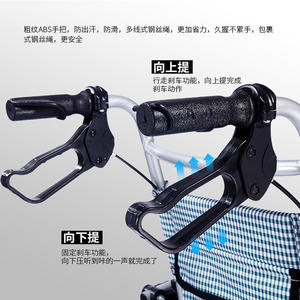 รถเข็นพับได้น้ำหนักเบาสำหรับเดินทาง ไคหยาง รุ่น KY9001 ทำจากอลูมิเนียมอัลลอยด์ แบบแมนนวล พกพาสะดวก สำหรับผู้สูงอายุและเด็ก - Product Image 2