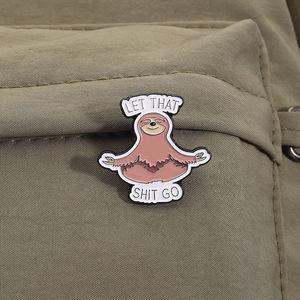 Deja que la gente se equivoque acerca de ti esmalte Pin curación cita broche solapa insignia joyería regalo para amigos niños a granel - Product Image 3