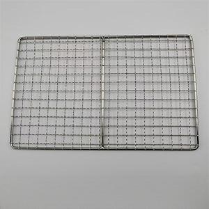 شبكة شواء كورية من الفولاذ المقاوم للصدأ للاستخدام مرة واحدة، شبكة سلكية موسعة لشوي الدجاج، تقنية نسج ومعالجة باللحام - Product Image 1