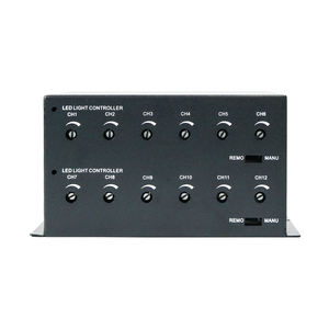 Jakange 24V Contrôleur de gradateur analogique pour éclairage LED 12 canaux Température de couleur 3200-5600K Éclairage photographique - Product Image 1