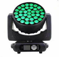Projecteur à tête mobile LED RGBW 4 en 1 37x15W à zoom et lavage, avec contrôle DMX512, indice de protection IP33, pour effets de scène de jardin, DJ, discothèque