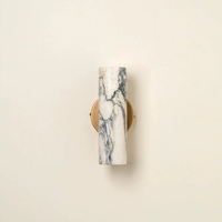 Lámpara de Pared de Mármol Natural de Lujo Francés, para Entrada, Sala de Estar, Dormitorio, Pasillo y Pared de Fondo