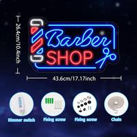 Enseigne Néon 3D LED pour Salon de Coiffure, Lettres Canal IP65 Étanche 5V/12V, Logo pour Magasin de Shampoing, Décoration de Vitrine et Murale