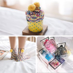 Nouvelles <span class=keywords><strong>chaussettes</strong></span> pantoufles douces et moelleuses pour femmes, <span class=keywords><strong>chaussettes</strong></span> <span class=keywords><strong>DIY</strong></span> en forme de cupcake pour cadeau de Saint-Valentin ou de Noël - Product Image 4