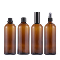 Flacon pulvérisateur en verre ambré rechargeable, parfum d'ambiance pour la maison, flacon de parfum de 200 ml avec grand distributeur à pompe, flacon de lotion à huile