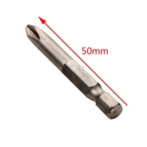 Phillips <b>Screwdriver</b> <b>Bit</b> <b>Set</b> 50 Mm Magnetic Cross Head For Diy Use - Product Image 3