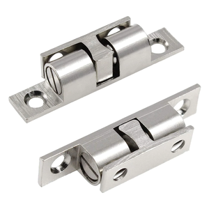 Loquet de porte de meuble moderne en laiton massif, loquet à ressort réglable avec vis offertes, options 1-1/2 et 2 pouces - Product Image 3