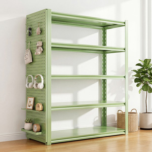 ชั้นวางของอเนกประสงค์สามชั้นทรงสี่เหลี่ยมผืนผ้า วัสดุเหล็กกล้าคาร์บอน ดีไซน์มินิมอล สำหรับห้องนั่งเล่น ห้องครัว โรงรถ - Product Image 1