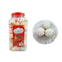 Multi-Colored Piece Fruity Sweet Marshmallow Sugar Baking Decoration Cotton Candy 130pcs Box Packaging Filling OEM Brand 12