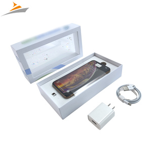 Biểu tượng tùy chỉnh thiết bị điện tử điện thoại thông minh Điện thoại di động điện thoại rỗng bao bì các tông box với cửa sổ PVC - Product Image 2