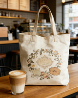 Sacs fourre-tout en toile pour femmes avec logo personnalisable, motif lettres, deux poignées, écologiques, réutilisables, lavables, sacs promotionnels pour le shopping