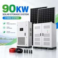 Système de stockage d'énergie par batterie (BESS) 80 kW 100 kW, système d'alimentation de secours hybride solaire pour les applications industrielles et commerciales