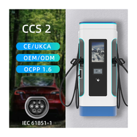 NECS 60/120/160/240KW Chargeur commercial Centrale solaire Interface OCPP1.6 CCS2 Station de charge rapide EV DC montée au sol