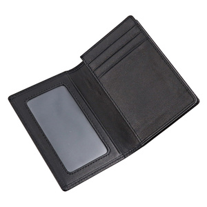 Porte-cartes <span class=keywords><strong>de</strong></span> visite en cuir microfibre anti-RFID pour homme, étui <span class=keywords><strong>de</strong></span> poche avant fin, portefeuille mince – Grande Vente - Product Image 3