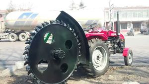 Zanjadora de disco de alta calidad montada en Tractor, zanjadora de Cable para disco duro de carretera, máquina de zanjado agrícola, huerto - Product Image 4