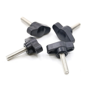 Tornillo <span class=keywords><strong>de</strong></span> mariposa en T <span class=keywords><strong>de</strong></span> 27 mm con mango <span class=keywords><strong>de</strong></span> acero inoxidable, tornillo manual con cabeza <span class=keywords><strong>de</strong></span> goma, perno M5 <span class=keywords><strong>de</strong></span> 25 mm - Product Image 3