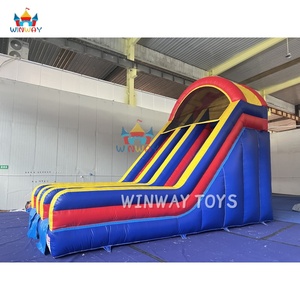 Khổng lồ nổi không khí nước vui vẻ của tôi siêu lớn công viên thiết bị <span class=keywords><strong>Inflatable</strong></span> khô Slide để bán - Product Image 4