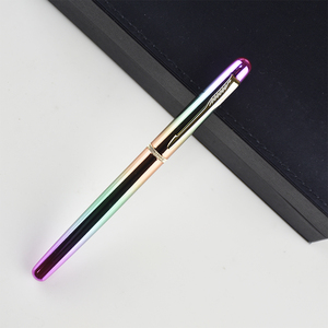 GemFully Regalos para el Día del Maestro, Productos Únicos para Uso Diario, Pluma Estilográfica Metálica de Lujo Iridiscente y Colorida con Logotipo, Nueva Moda - Product Image 5
