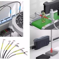 Amplificateur de fibre optique Garantta EV11, capteur photoélectrique numérique réfléchissant coaxial à fibre optique, en stock usine