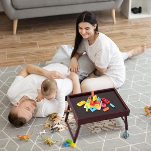 <b>Wooden</b> folding reading <b>table</b>, multifunctional lazy <b>table</b>, computer desk, <b>foldable</b> <b>wooden</b> <b>table</b>, home <b>wooden</b> breakfast <b>table</b>, - Product Image 1