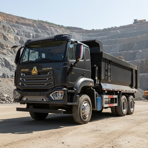 Nouveau camion à benne basculante Howo H371 Shacman rouge F3000 8x4, camion à benne basculante 10 roues avec pompes hydrauliques - Product Image 1