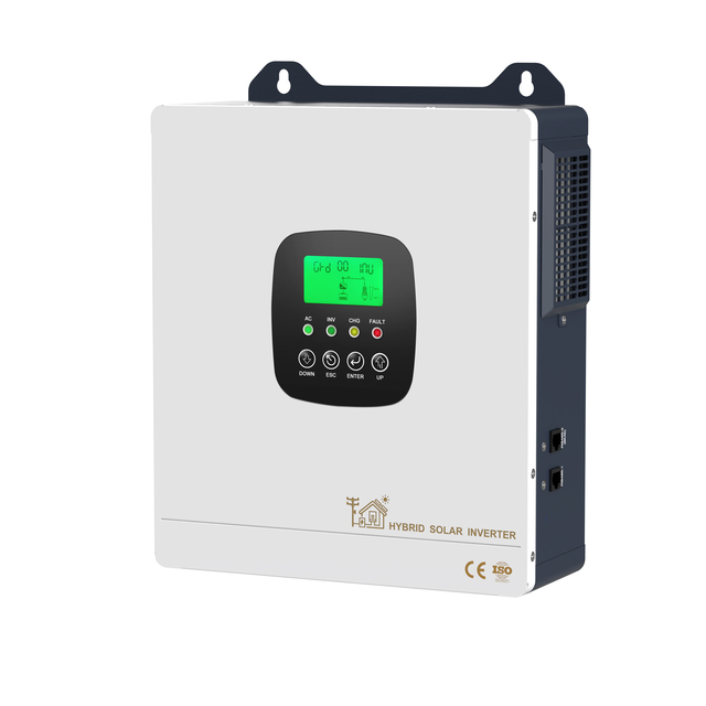 2.3KW Hybrid Solar Inverter 24V Pure Sine Wave off Grid Single Output MPPT Solar Charger Home Solar Energy Storage System