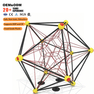 Corde de haute qualité pour structure de jeu <span class=keywords><strong>d</strong></span>'extérieur pour enfants - Corde <span class=keywords><strong>d</strong></span>'<span class=keywords><strong>escalade</strong></span> pour <span class=keywords><strong>d</strong></span>ôme de jeu extérieur <span class=keywords><strong>avec</strong></span> accessoires en corde de maille arc-en-ciel - Product Image 2