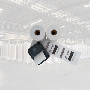 Nhà Máy Giá 80 mét nhiệt POS nhận Sticker giấy Jumbo cuộn 80x80 bán buôn trong tấn - Product Image 1