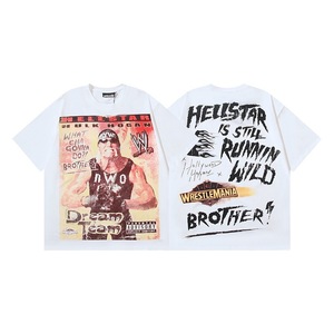 Camiseta de Hip Hop de Manga Corta para Hombre, Estilo Casual Urbano, con Estampado 'Is This Hell Sounds Solid', 100% Poliéster, Antiarrugas, Talla Grande - Product Image 3