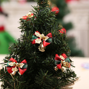 Home Decoration <b>Christmas</b> <b>Tree</b> Ornaments Gift Bells <b>Mini</b> <b>Christmas</b> Bow Festival Decoration Ornaments - Product Image 1