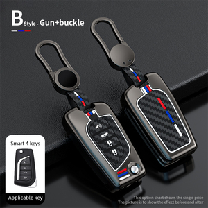 Coque de protection de télécommande pour Toyota Auris Corolla Reiz Avensis Verso Yaris Aygo Rav4 <span class=keywords><strong>Scion</strong></span> TC <span class=keywords><strong>IM</strong></span> <span class=keywords><strong>2017</strong></span> 2016 - Product Image 6