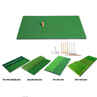 Impact réaliste Golf herbe Mini tapis simulateur pratique frapper conduite Pad gamme gazon vente Mini Golf Swing tapis