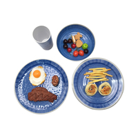 Vaisselle en mélamine Durable dubaï, service de vaisselle pour la maison, Logo personnalisé imprimé, ensemble de vaisselle en mélamine 12