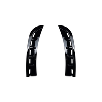 Spoiler avant en ABS noir brillant et motif carbone, prise d'air du pare-chocs avant, compatible avec Mercedes-Benz CLS C257 CLS260 300 2018-21