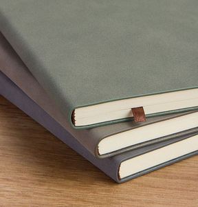 Manufacturer A5 Size Wholesale Printed Soft Cover Skin Leather Business Organizer/Planner Notebook Customized Gift Notebooks - Product Image 3