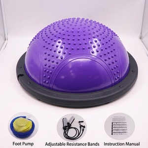 Ballon d'équilibre demi-sphère écologique pour entraînement de base, yoga, pilates et exercices de force - Product Image 3