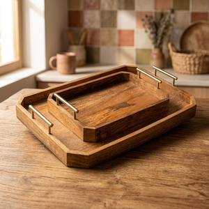 Plateau carré moderne en bois pour la maison et la cuisine, personnalisable, pour le rangement du fromage et des fruits, en bambou, écologique, multifonctionnel, disponible en plusieurs tailles - Product Image 2